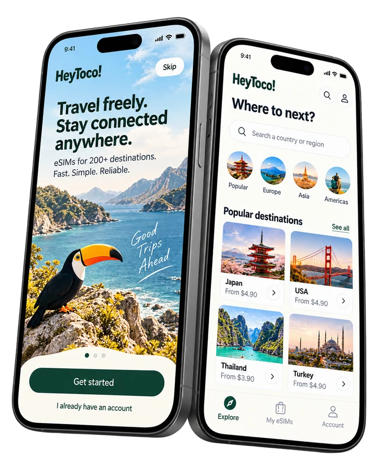 Two HeyToco! app previews